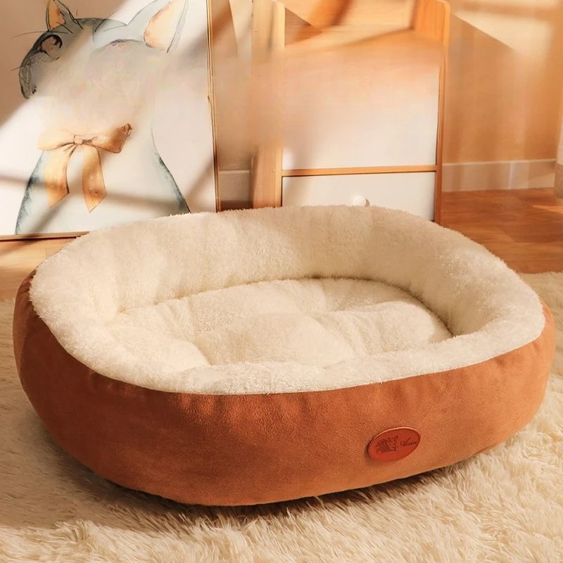 Thickened warm nest for autumn and winter pet nest dog nest mat cat nest large and small dog plush all season universal pet bed - Image 2