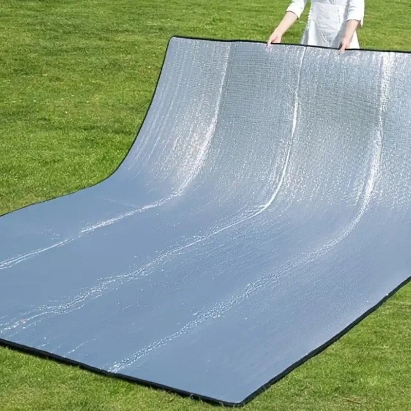 Waterproof Mat Double-sided Aluminum Film Moisture-Proof Mat Portable Picnic Mat Outdoor Tent Camping Beach Moisture-Proof Mat