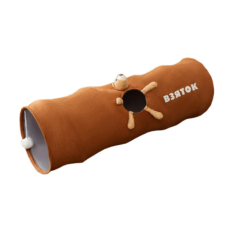 Cat play tunnel interactive toy hide seek tunnel Relieve boredom portable&collapsible easy to store tunnel for Straight tube - Image 7