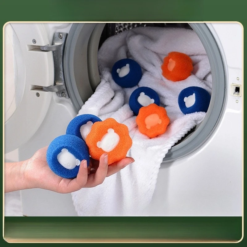 Washing ball frictionballlarge size specialized washing machine anti entanglement tool spongesticky hairstrongmagicstain remover