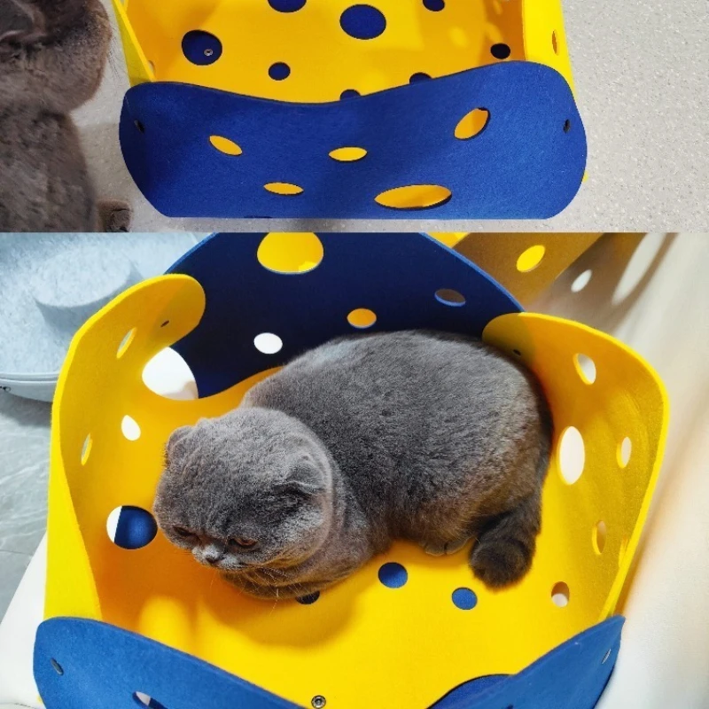 1PC Large Cat Tunnel Multi functional Foldable and Detachable Pet Tunnel Toy Bed Cat Nest DIY Cat Toy Four Seasons Universal - Image 3