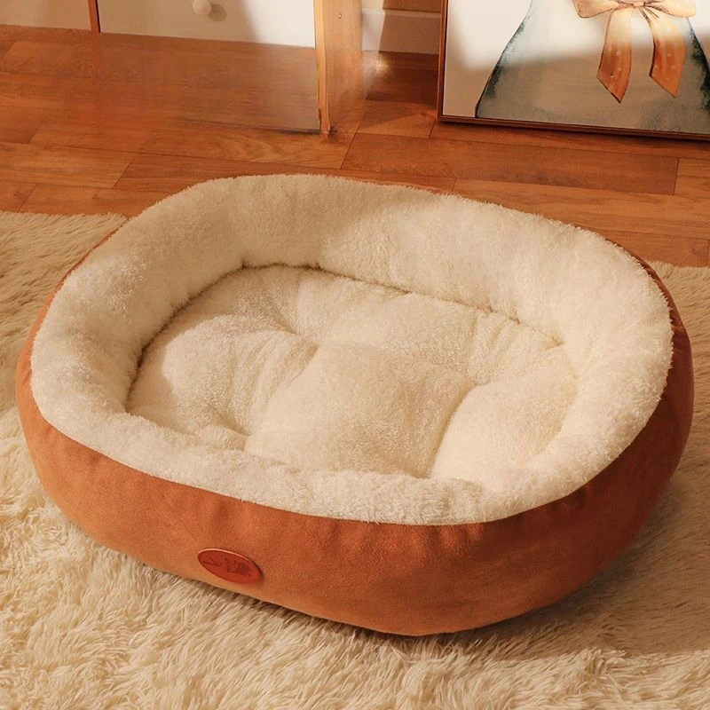 Thickened warm nest for autumn and winter pet nest dog nest mat cat nest large and small dog plush all season universal pet bed - Image 3