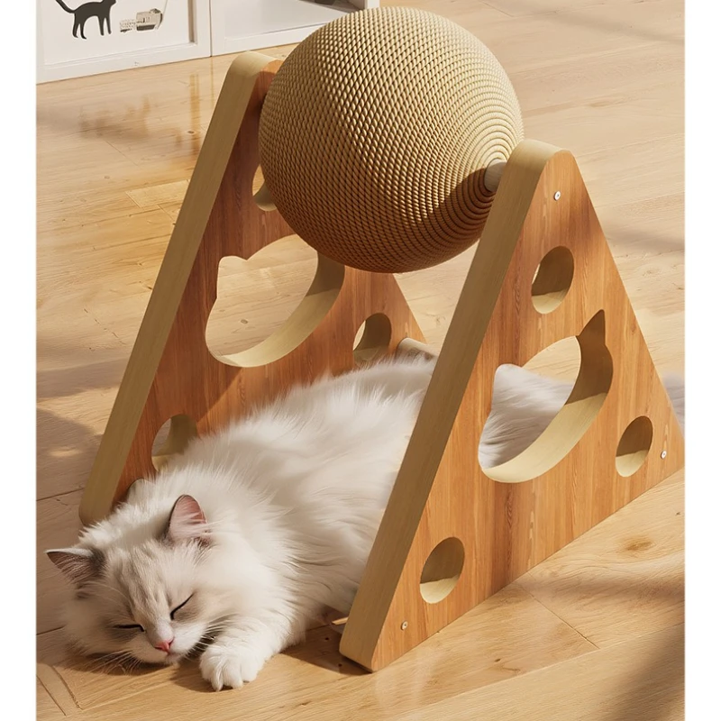 Cat Scratching Ball Toy Kitten Sisal Rope Ball Grinding Paws ToyDurableWear-resistant,no shedding chips Cats Scratcher pet - Image 6