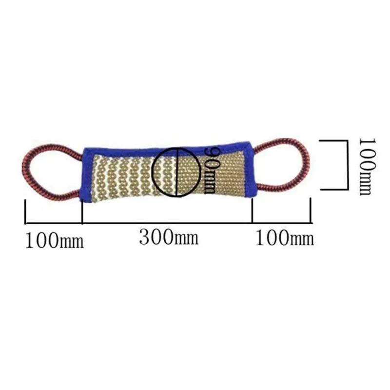 Dog Training Bite Pillow Jute Bite Toy Dog Tug Toy Durable Dog Bite Sleeve Stick Training Equipment for Puppy Pet Supplies - Image 7
