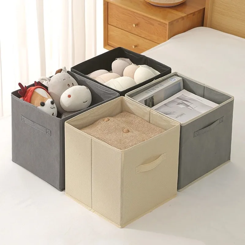Cube Storage Box Non Woven Foldable Waterproof Home Supplies Wardrobe Space Saving for Kid Toy Clothes Office Storage Organizer - Image 6