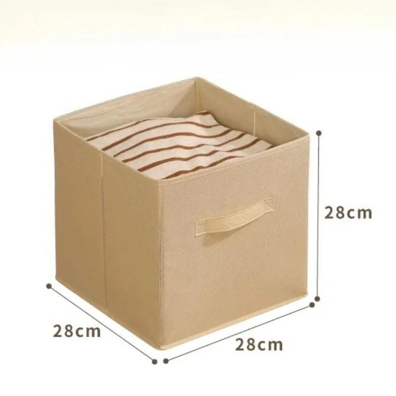 Cube Storage Box Non Woven Foldable Waterproof Home Supplies Wardrobe Space Saving for Kid Toy Clothes Office Storage Organizer - Image 3