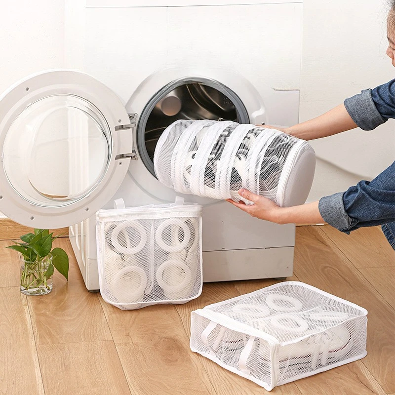 Machine wash special shoe washing bagantideformationshoewashingartifactsuspended drying shoe storage net bagprotectivewashingbag