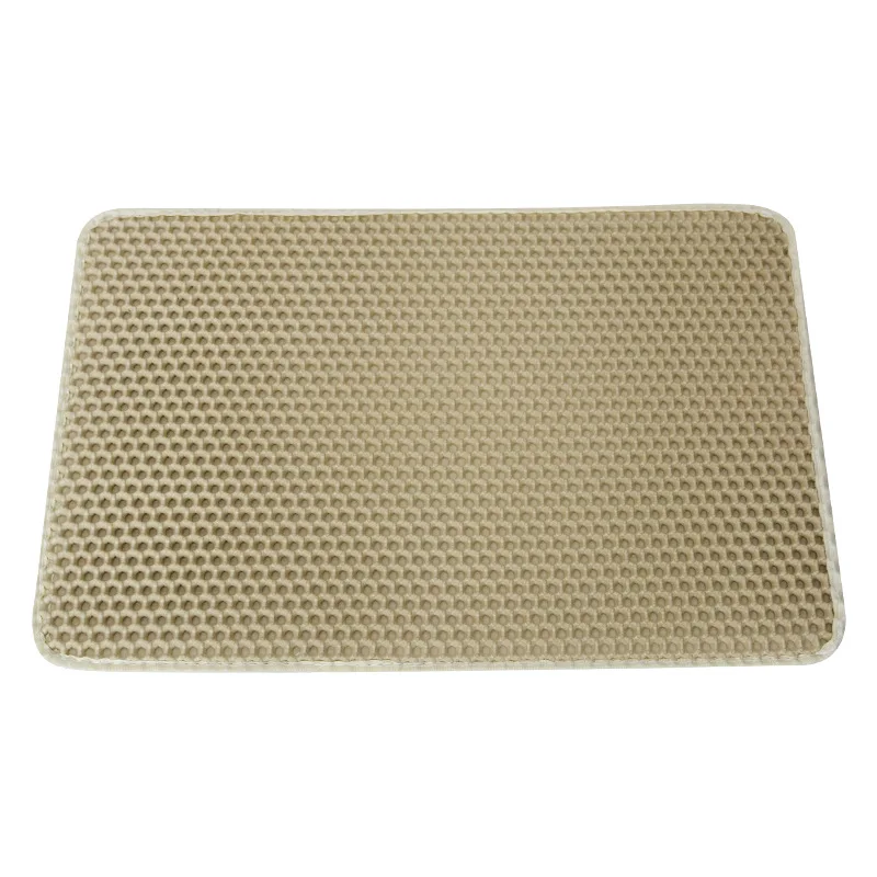 Pet litter pad with double-layer filtration and anti stripping feature washable and sand controlled detachable Velcro litter pad - Image 3