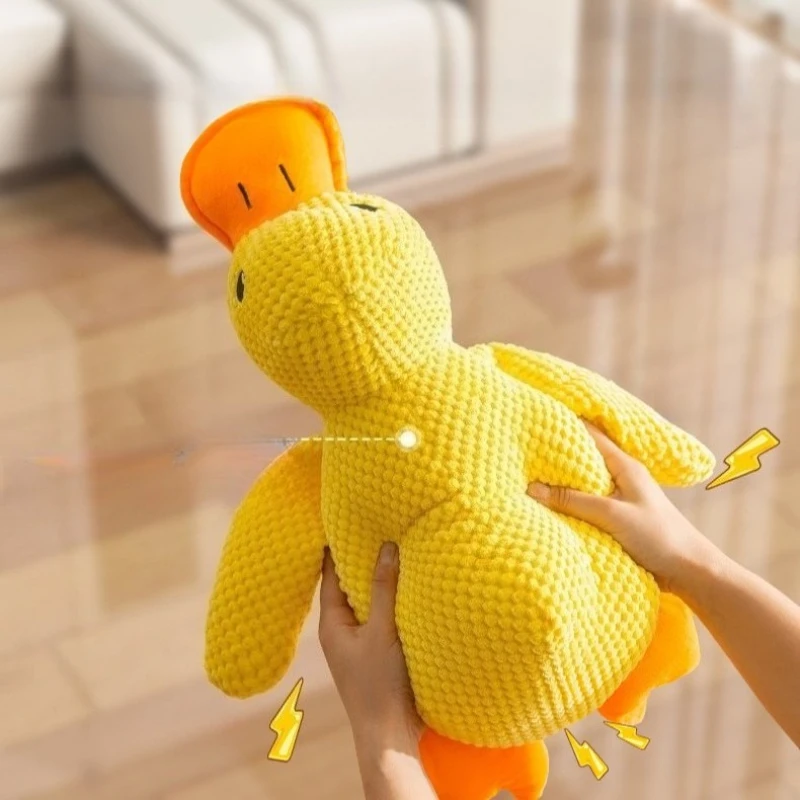 Popular pet supplies sleeping duck and dogtoys pet sound makingtoys plush biteresistant grindingteeth soundmaking relieveboredom - Image 2