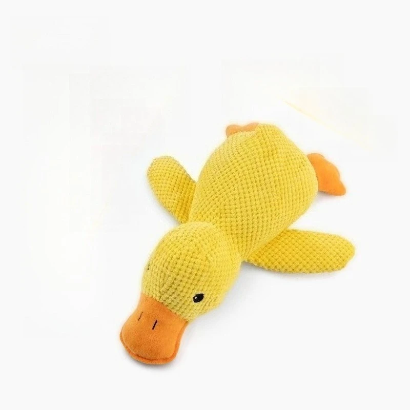 Popular pet supplies sleeping duck and dogtoys pet sound makingtoys plush biteresistant grindingteeth soundmaking relieveboredom - Image 5