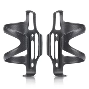 Carbon Side Load Bicycle Water Bottle Cage Mountain Road Bike Water Bottle Holder, Matte Black, Weight (22±2g)