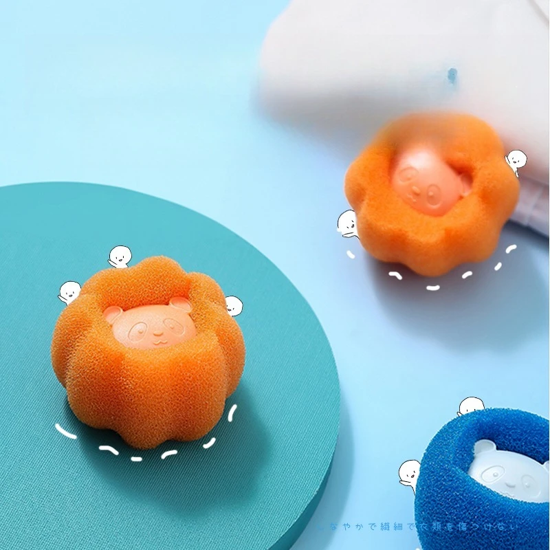 Washing ball frictionballlarge size specialized washing machine anti entanglement tool spongesticky hairstrongmagicstain remover - Image 4