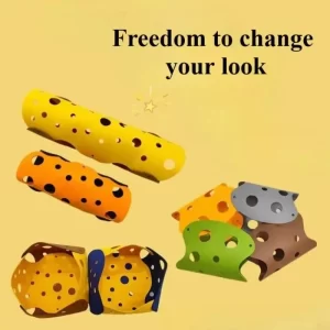 1PC Large Cat Tunnel Multi functional Foldable and Detachable Pet Tunnel Toy Bed Cat Nest DIY Cat Toy Four Seasons Universal