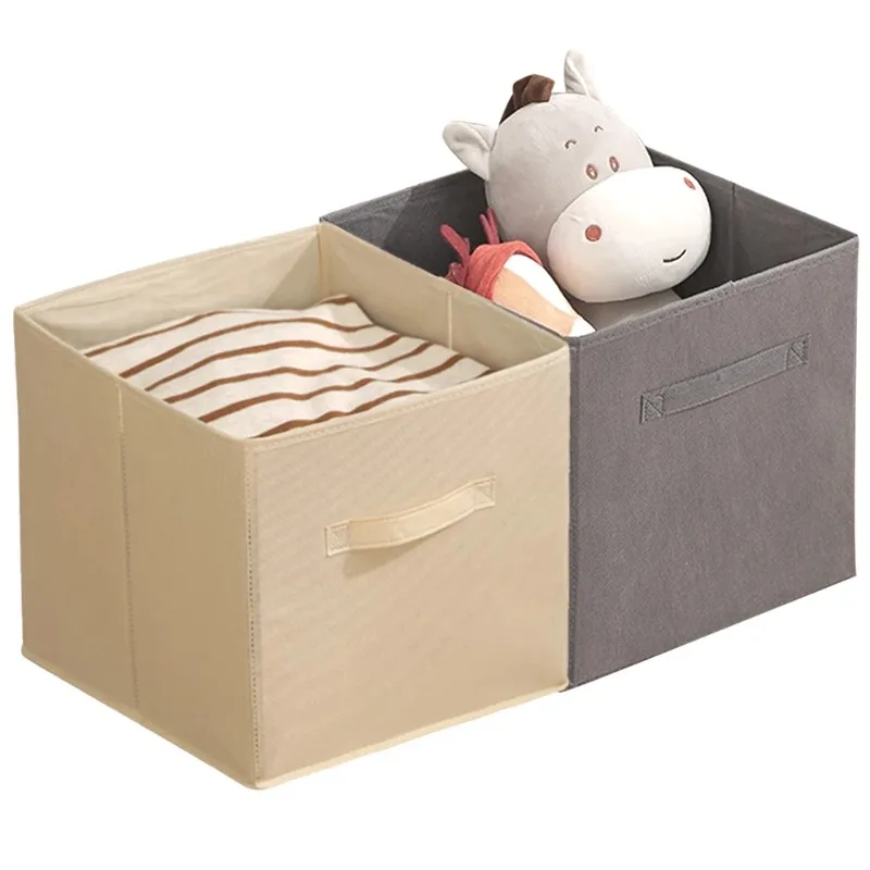 Cube Storage Box Non Woven Foldable Waterproof Home Supplies Wardrobe Space Saving for Kid Toy Clothes Office Storage Organizer - Image 2