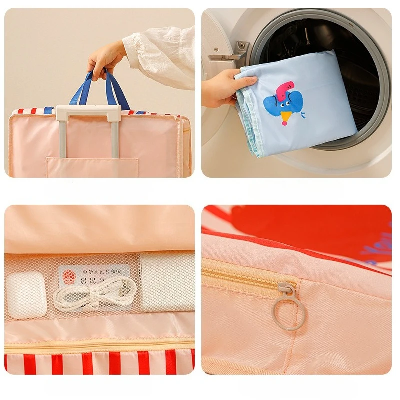Travel Storage Bag Foldable Hanging Waterproof for Clothes Underwear Intimate Apparel Luggage Business Trips Organizer Bag - Image 3