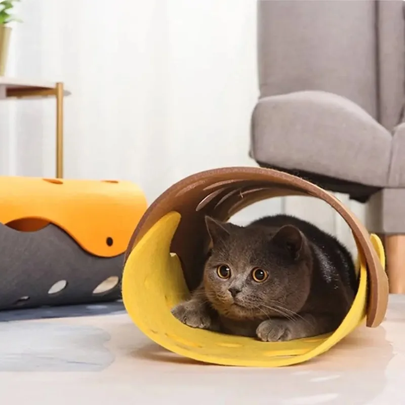 1PC Large Cat Tunnel Multi functional Foldable and Detachable Pet Tunnel Toy Bed Cat Nest DIY Cat Toy Four Seasons Universal - Image 6